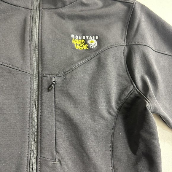MOUNTAIN HARDWARE Black Soft Shell Jacket‎ Women's Size Small Fleeced Lined - Picture 3 of 10